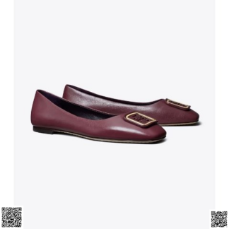 美國代購正品 Tory Burch GEORGIA 方扣平底鞋
