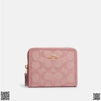 美國代購正品 提花拉鏈錢包