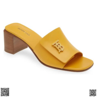 美國代購正品 Burberry Winnie 高跟涼鞋