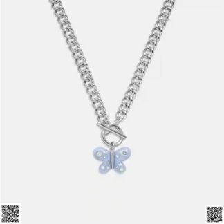 美國代購正品 Butterfly Resin Y2K項鏈