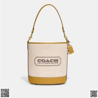 美國代購正品 Coach Dakota 帆布水桶包