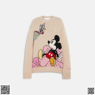 美國代購正品 Coach Disney X Coach 米奇羊絨毛衣