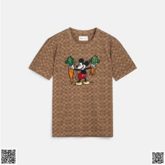 美國代購正品 Coach Disney X Coach 老花米奇T恤