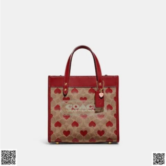 美國代購正品 Coach Field 22 愛心托特包