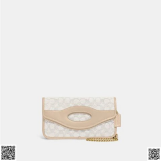 美國代購正品 Coach Foldover Cut Out 手拿包