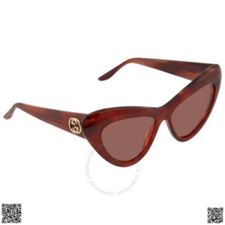 美國代購正品 Gucci Logo貓眼太陽鏡