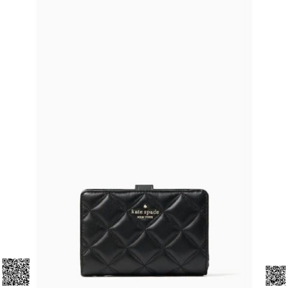 美國代購正品 Kate Spade Natalia Medium Compact 菱格錢包