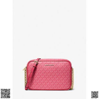 美國代購正品 Michael Kors Jet Set 大號老花斜挎包
