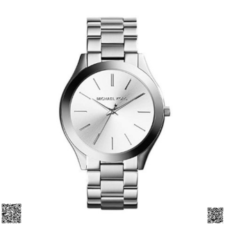 美國代購正品 Michael Kors Runway 銀色女款腕錶