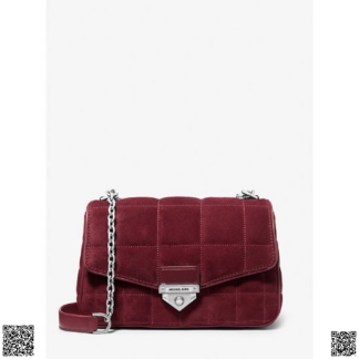 美國代購正品 Michael Kors SoHo 絲絨鏈條包