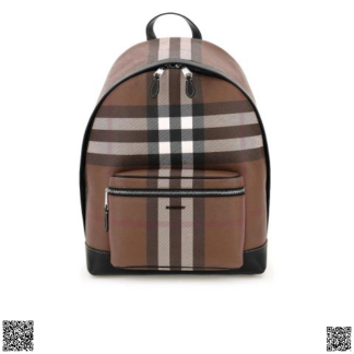 美國代購正品 Burberry check coated fabric雙肩包