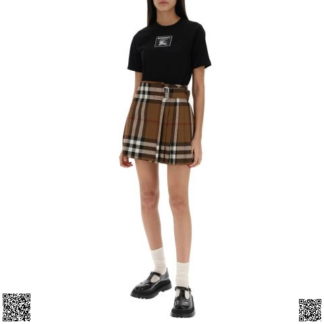 美國代購正品 Burberry 羊毛格紋裙