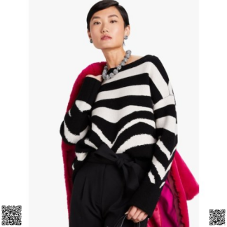 美國代購正品 Kate Spade Bold Zebra 斑馬紋毛衣
