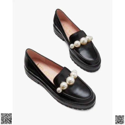 美國代購正品 Kate Spade Posh Pearl 珍珠樂福鞋