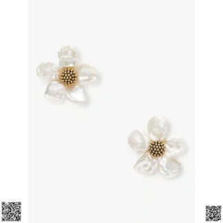美國代購正品 Kate Spade 玉蘭花耳飾
