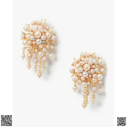 美國代購正品 Kate Spade 珠花耳飾