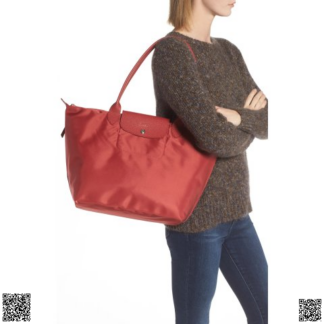 美國代購正品 Longchamp 大號尼龍托特包