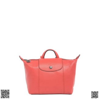 美國代購正品 Longchamp 皮質托特包