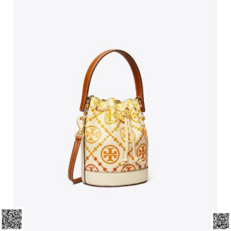 美國代購正品 Tory Burch T MONOGRAM 迷你水桶包