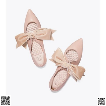 美國代購正品 Tory Burch 蝴蝶結平底鞋