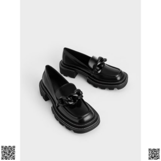 美國代購正品 Charles & Keith 厚底樂福鞋