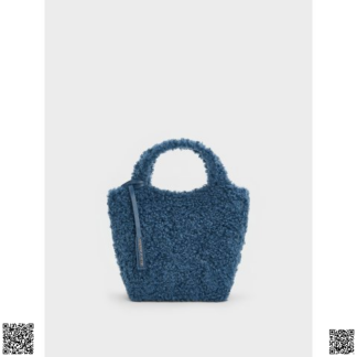 美國代購正品 Charles & Keith 毛毛托特包