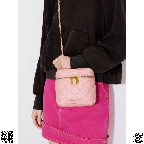 美國代購正品 Charles & Keith 鏈條小盒子包