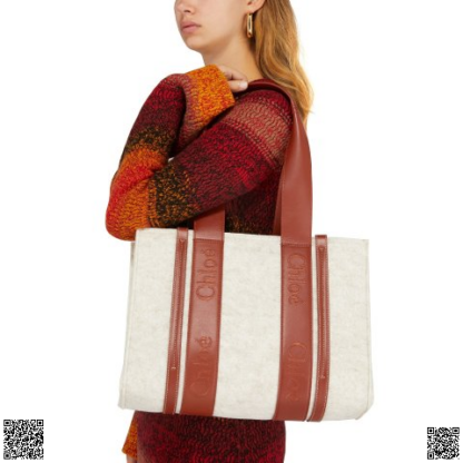 美國代購正品 Chloe Woody 中號托特包
