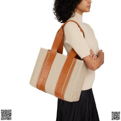 美國代購正品 Chloe Woody 中號托特包
