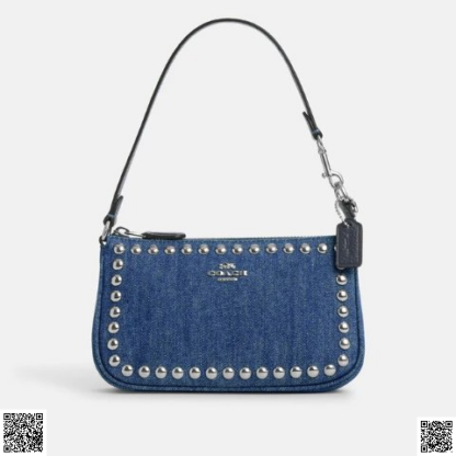 美國代購正品 Coach nolita 19 鉚釘麻將包