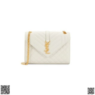 美國代購正品 Saint Laurent 荔枝皮信封包中號