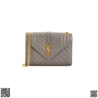 美國代購正品 Saint Laurent 荔枝皮信封包中號