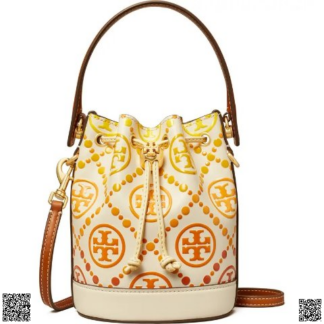 美國代購正品 Tory Burch Mini T 老花水桶包