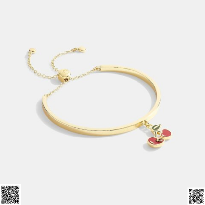 美國代購正品 愛心櫻桃手鐲