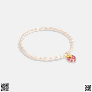 美國代購正品 草莓珍珠手鏈