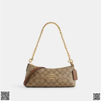 美國代購正品 Charlotte 老花單肩包