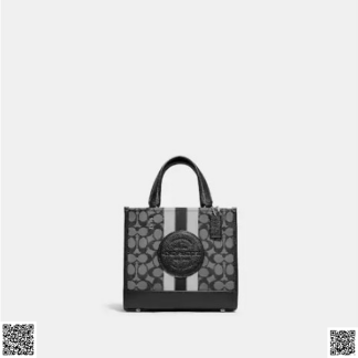 美國代購正品 Coach Dempsey Tote 22 老花托特包
