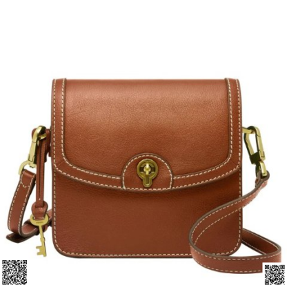 美國代購正品 Fossil 翻蓋斜跨包