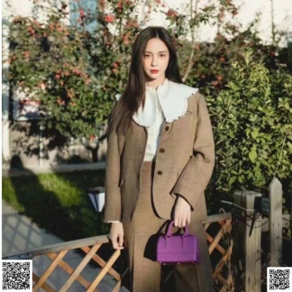 美國代購正品 Furla 瀋夢辰同款 紫色糖果包