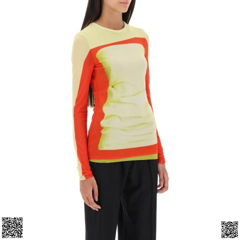 美國代購正品 Loewe 拼色修身上衣