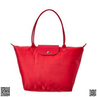 美國代購正品 Longchamp 大號長柄西瓜紅餃子包