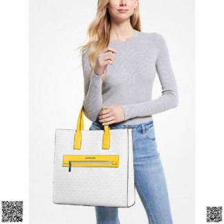 美國代購正品 Michael Kors Kenly 拼色大號風琴包