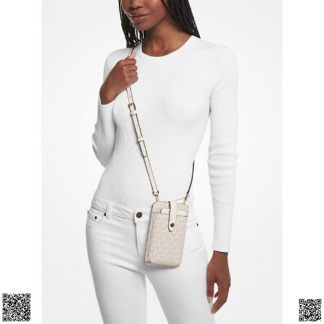 美國代購正品 Michael Kors 老花手機斜挎包