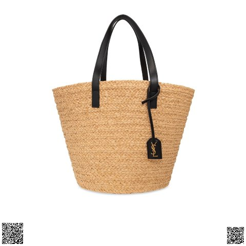 美國代購正品 Saint Laurent Logo Tag Interwoven 托特包