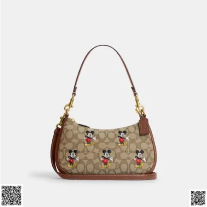 美國代購正品 Disney X Coach Teri 米奇老花單肩包