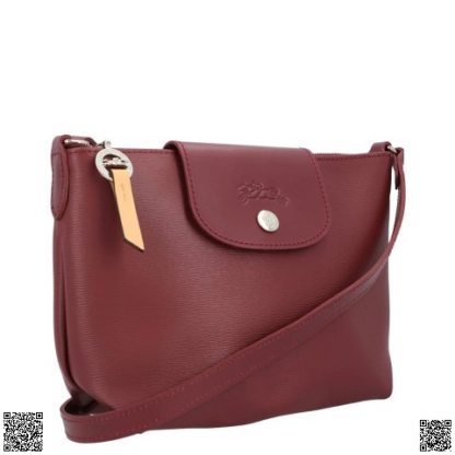 美國代購正品 Longchamp 皮質餃子包