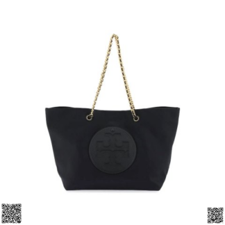 美國代購正品 Tory Burch Ella黑金托特包