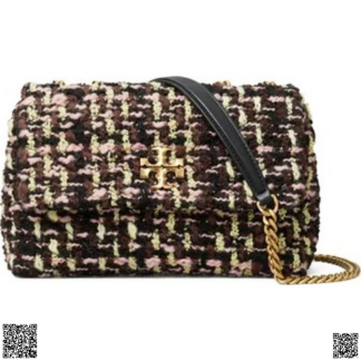 美國代購正品 Tory Burch Kira 花呢鏈條包小號