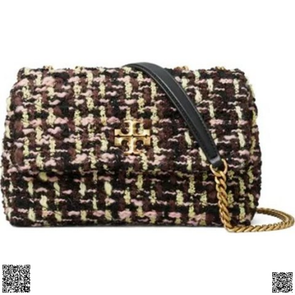 美國代購正品 Tory Burch Kira 花呢鏈條包小號
