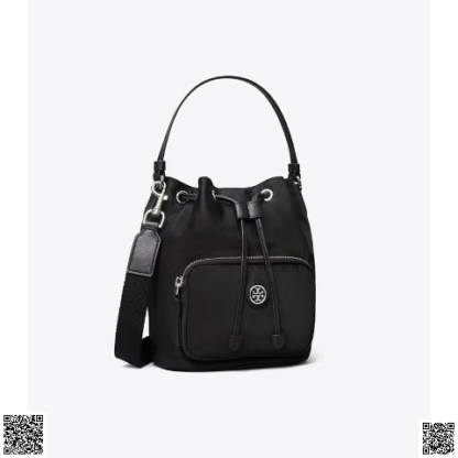 美國代購正品 Tory Burch VIRGINIA 尼龍水桶包